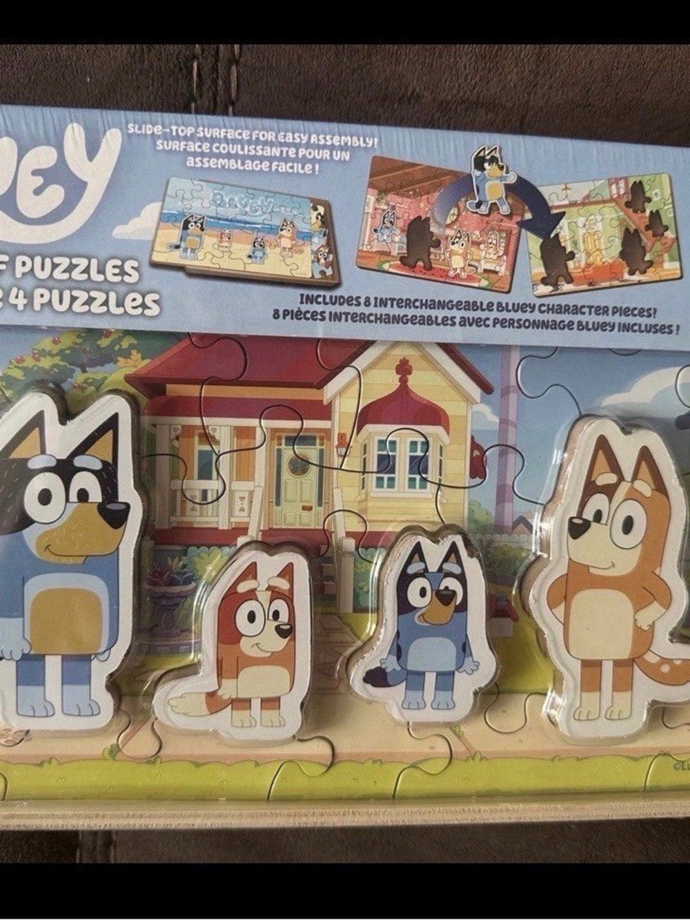 Bluey set of 4 puzzles